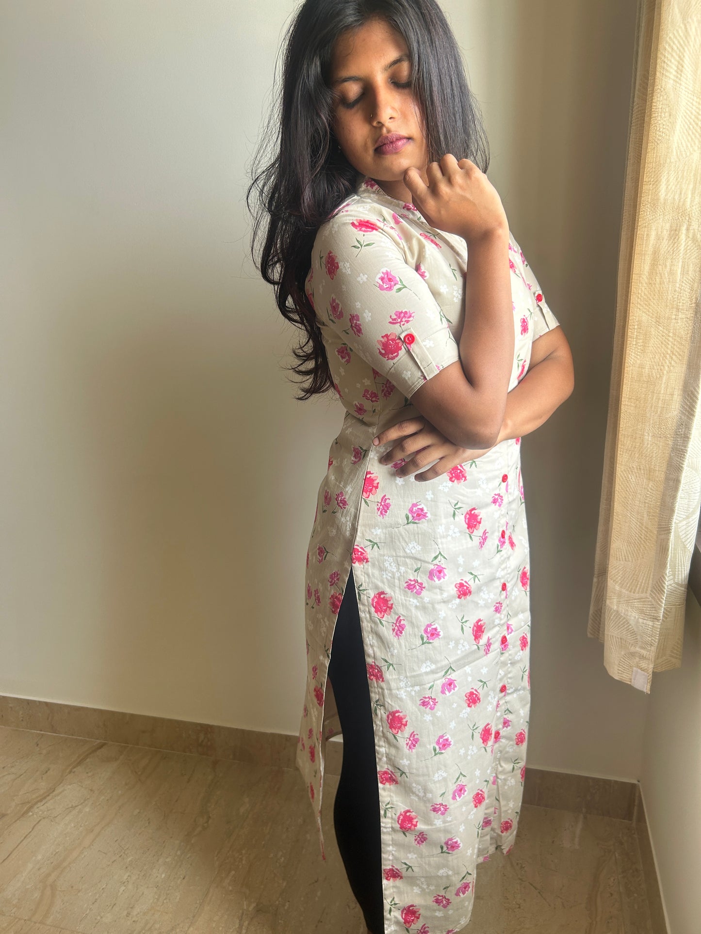 Floral Grace Kurti