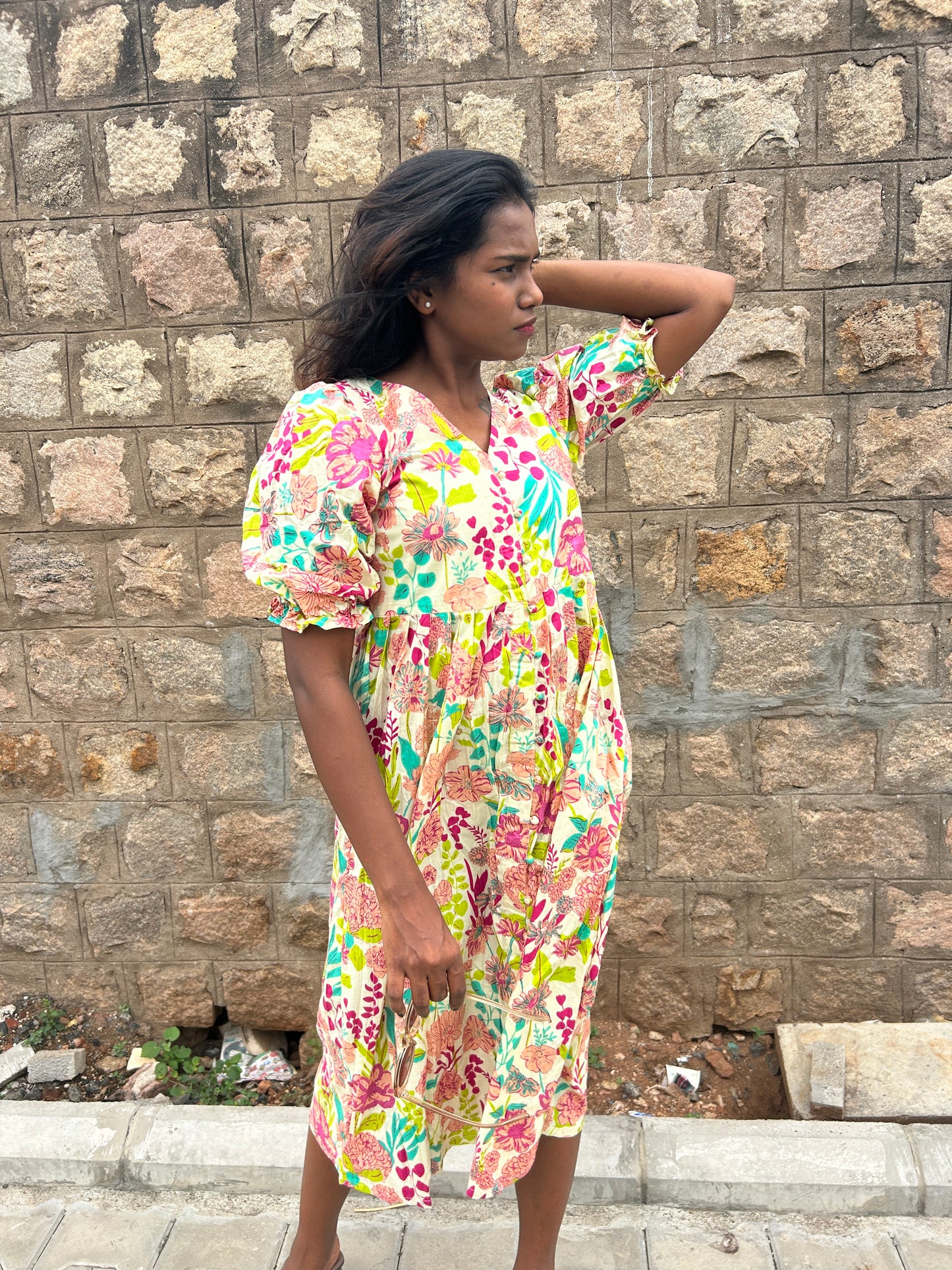 Vibrant Floral Maxi