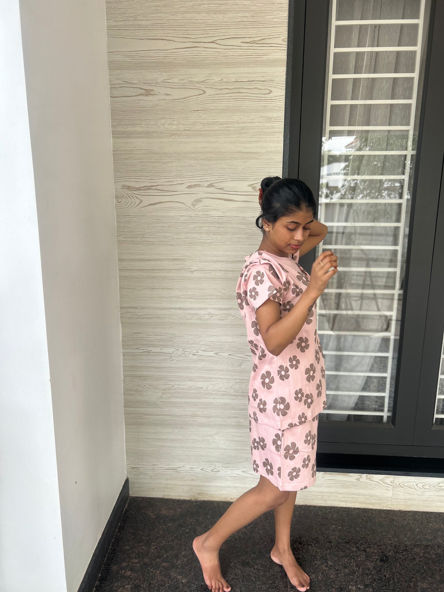 FLORAL BLUSH (Shorts Set)