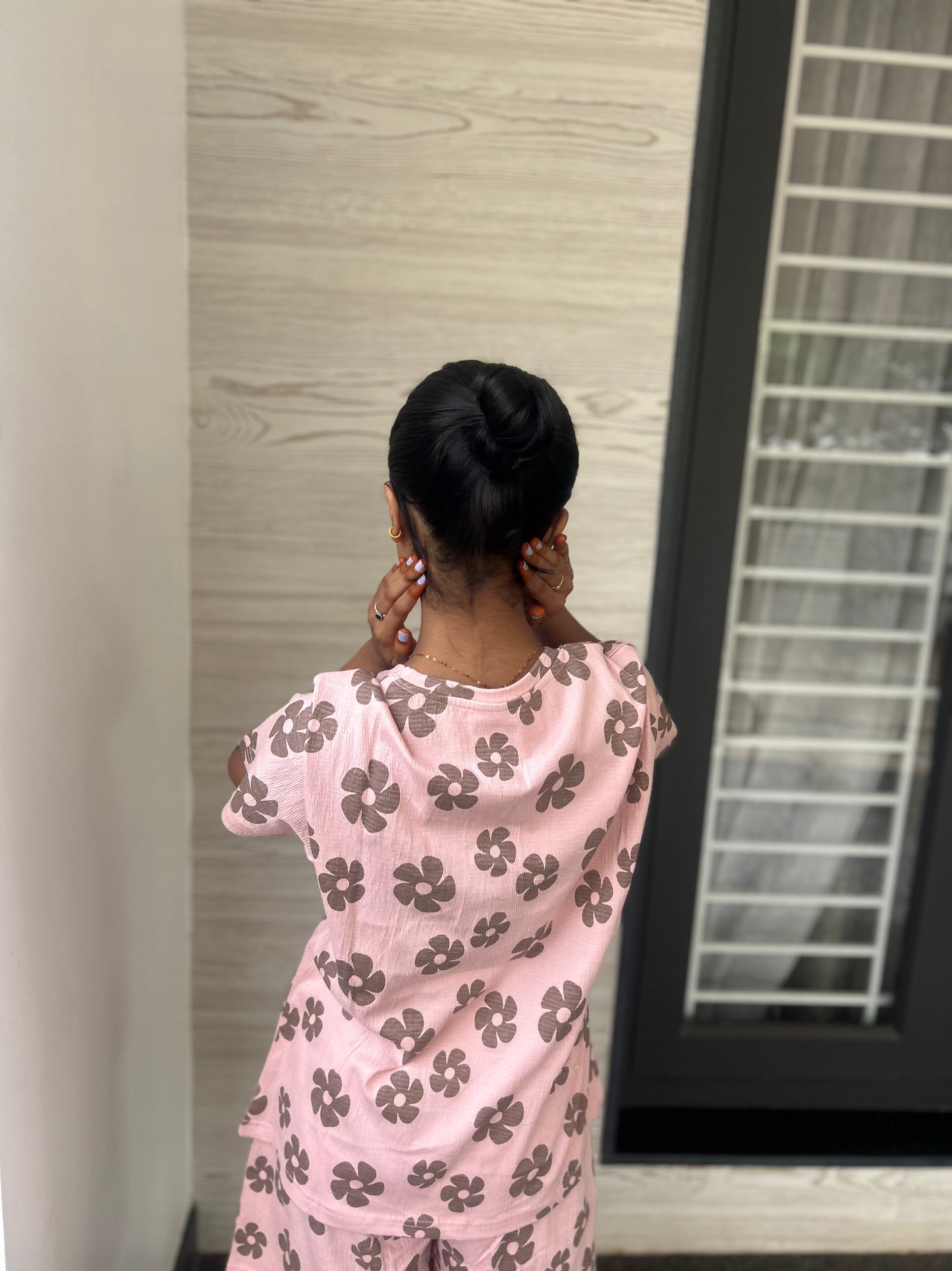 FLORAL BLUSH (Shorts Set)