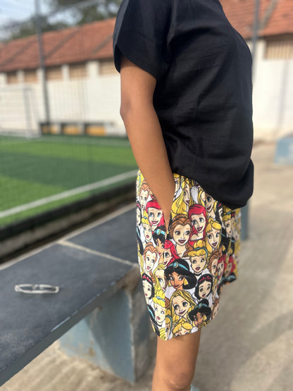 CARTOON CRUSH(Shorts set)