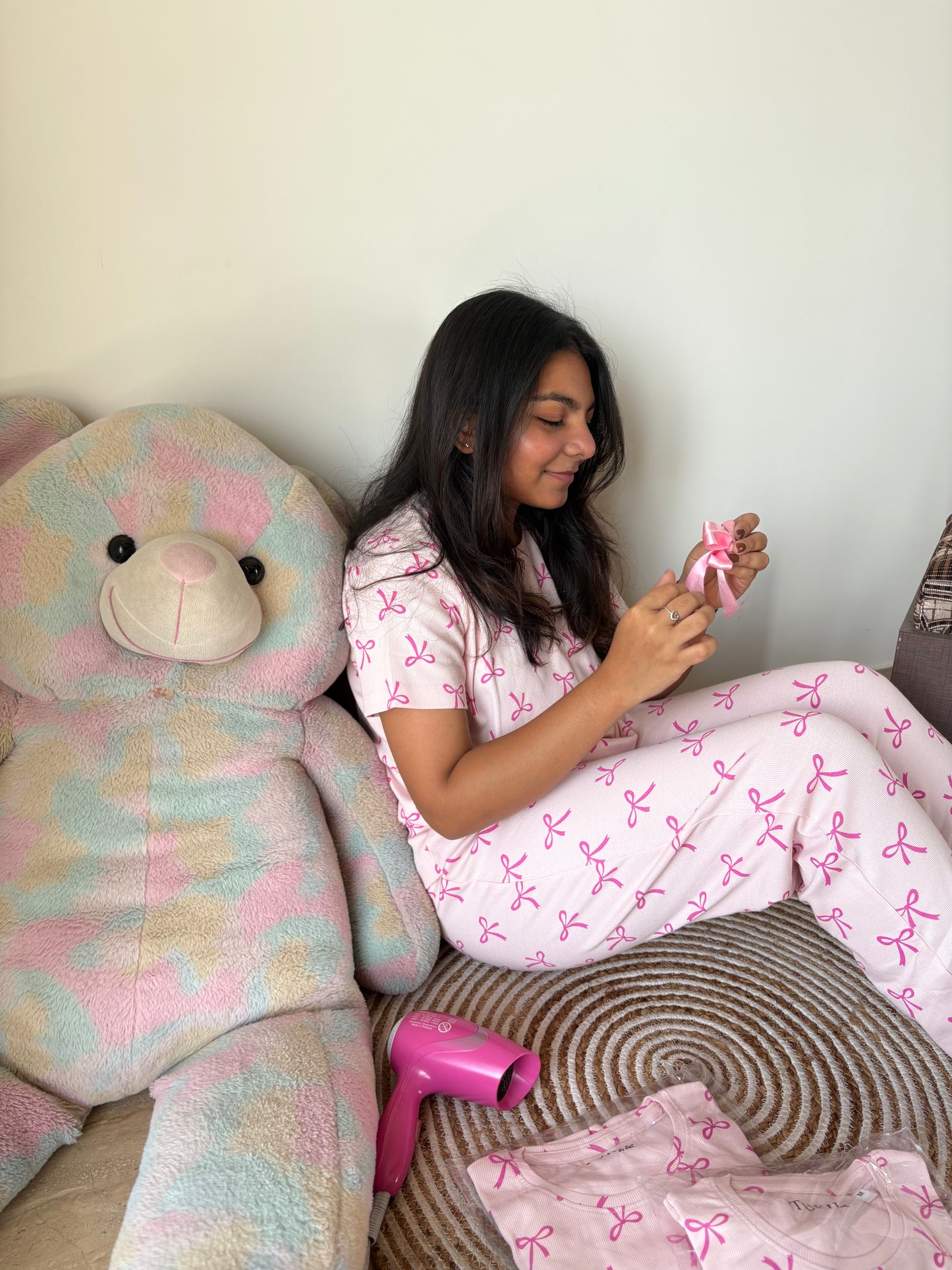 PINK BOW DREAMS(Pant set)