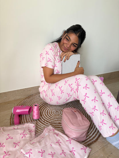 PINK BOW DREAMS(Pant set)