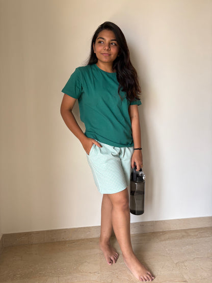 MINTY STRIPES(shorts set)