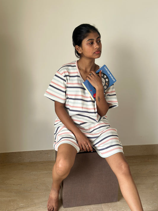 SUMMER STRIPES (shorts set)