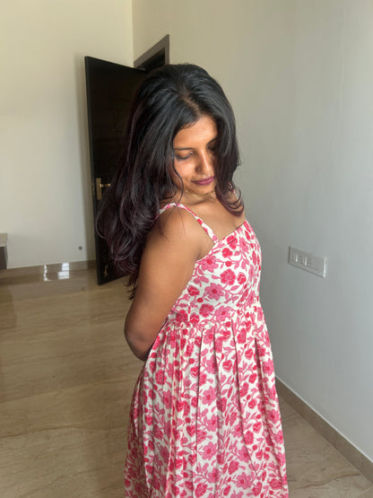 FLORAL SUN DRESS(Maxi)