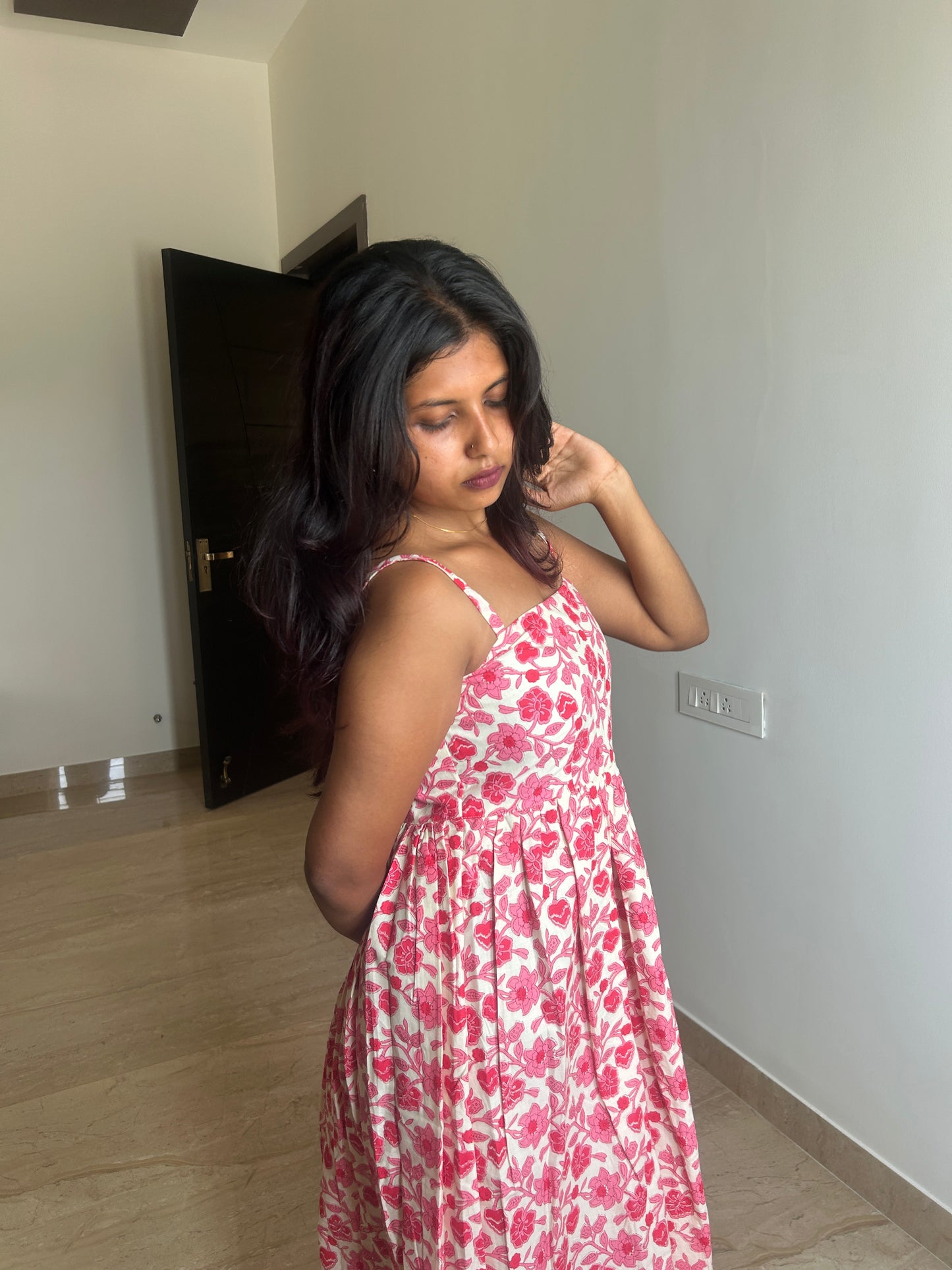 FLORAL SUN DRESS(Maxi)