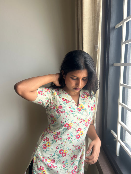 Rose Bloom Kurti