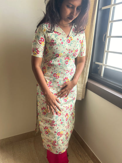 Rose Bloom Kurti
