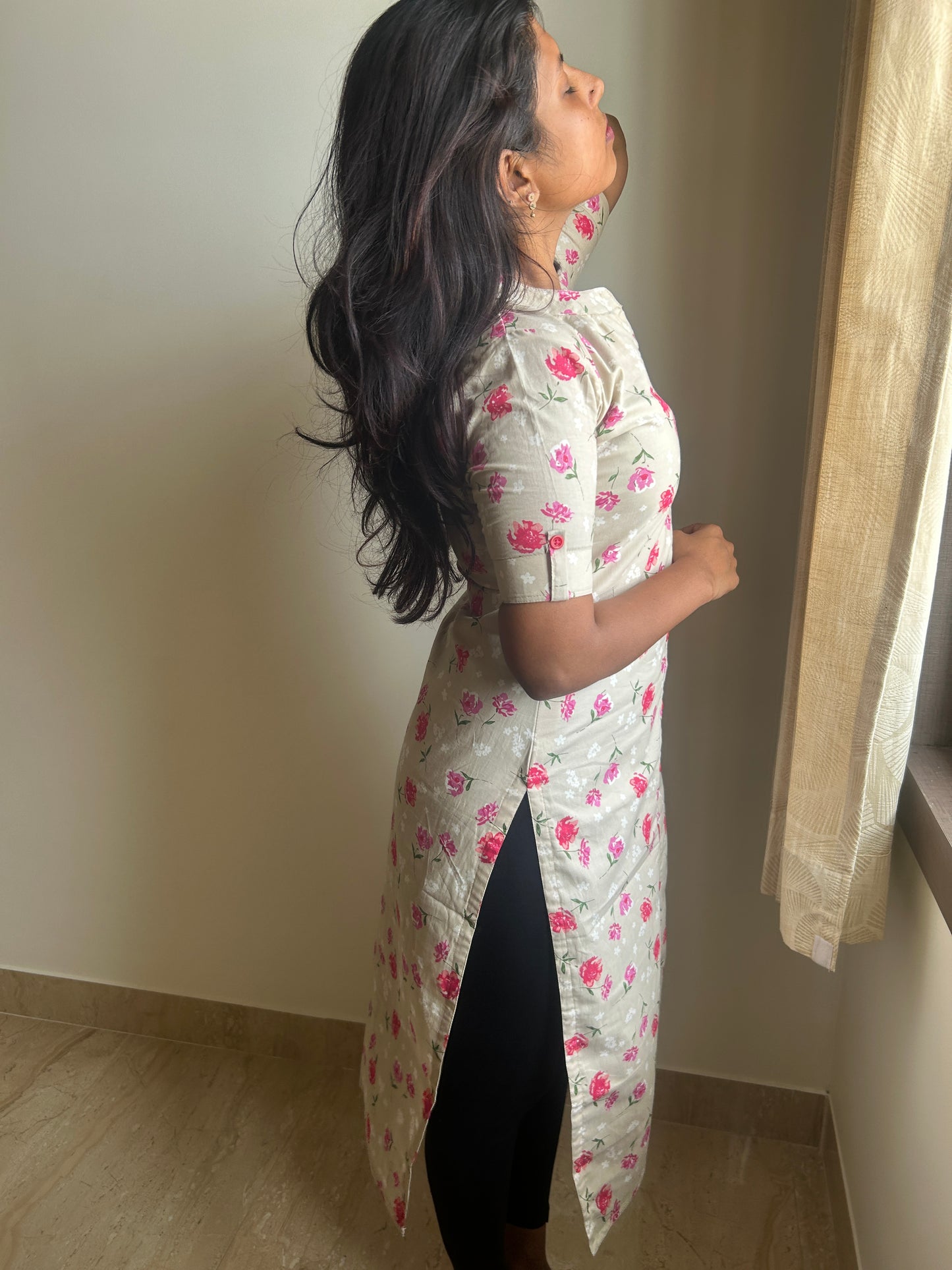 Floral Grace Kurti