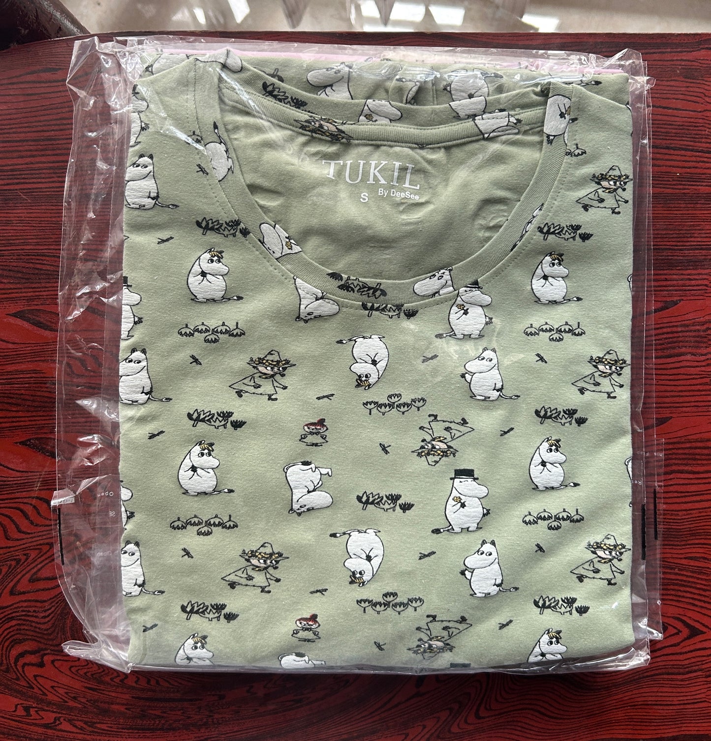 Moomin-Inspired Green T-Shirt