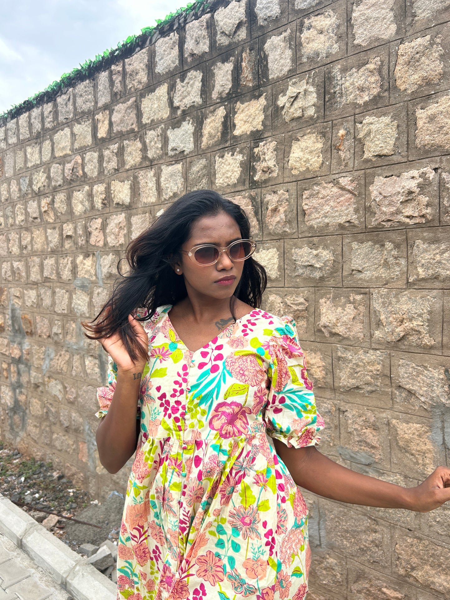 Vibrant Floral Maxi