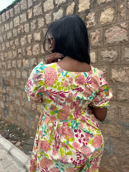 Vibrant Floral Maxi