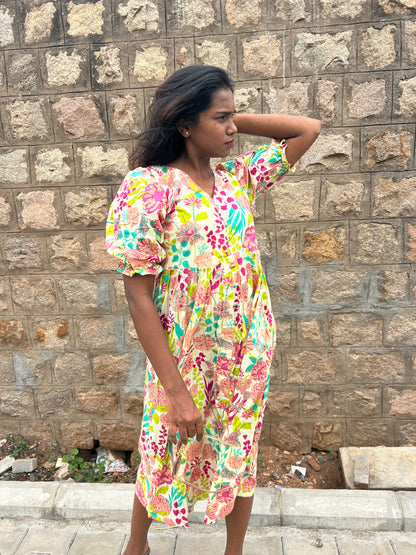 Vibrant Floral Maxi