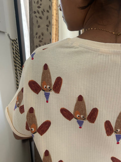 CHOCO BUNNY (3/4 Pants)