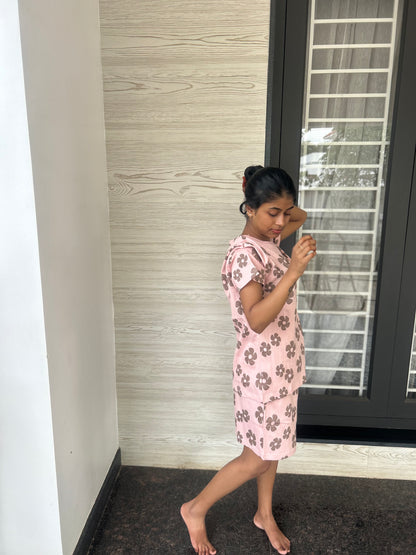 FLORAL BLUSH (Shorts Set)